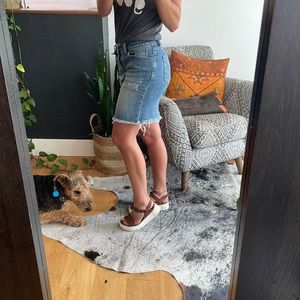 ⭐️NWT⭐️ Risen Los Angeles Denim Mini Skirt Size Small